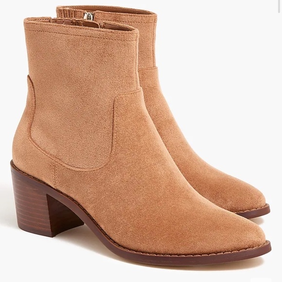 J. Crew Factory Western Boots Rich Toffee Sz 7 NWT Western Cowgirl Preppy Rodeo - Picture 1 of 7
